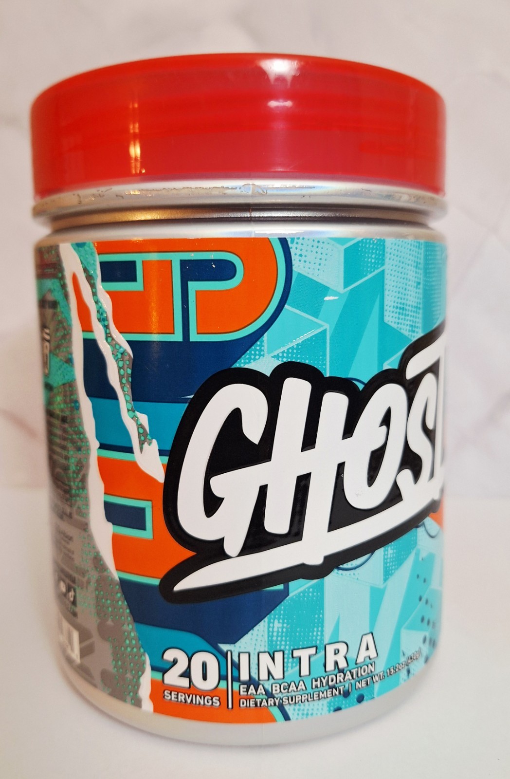Ghost Intra-Hydration Aminos, Orange 🍊 20 Servings, EAA’S & BCAA’S, 01/2027✨️