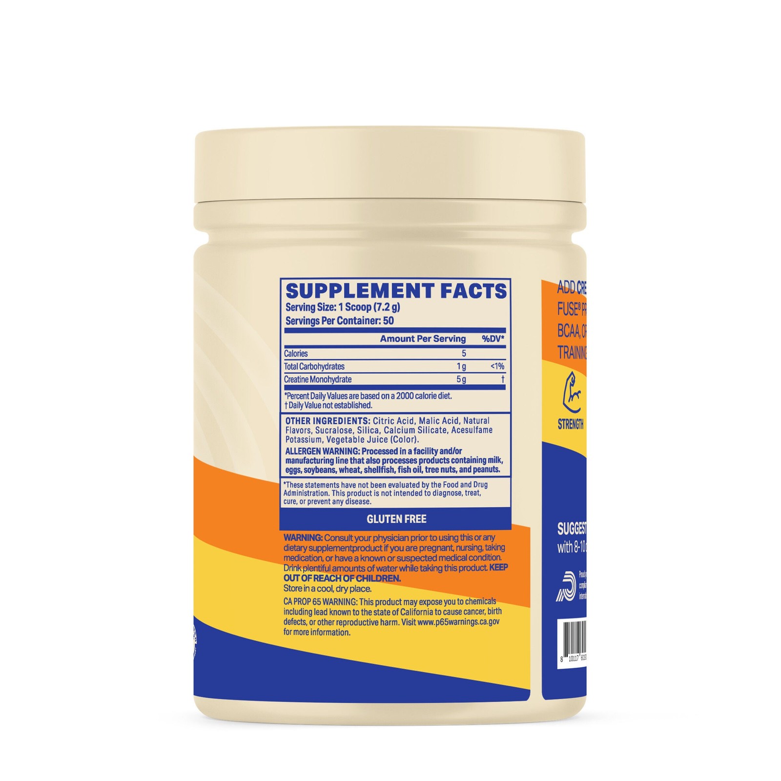 Creatine Monohydrate – Pink Lemonade (50 Servings)