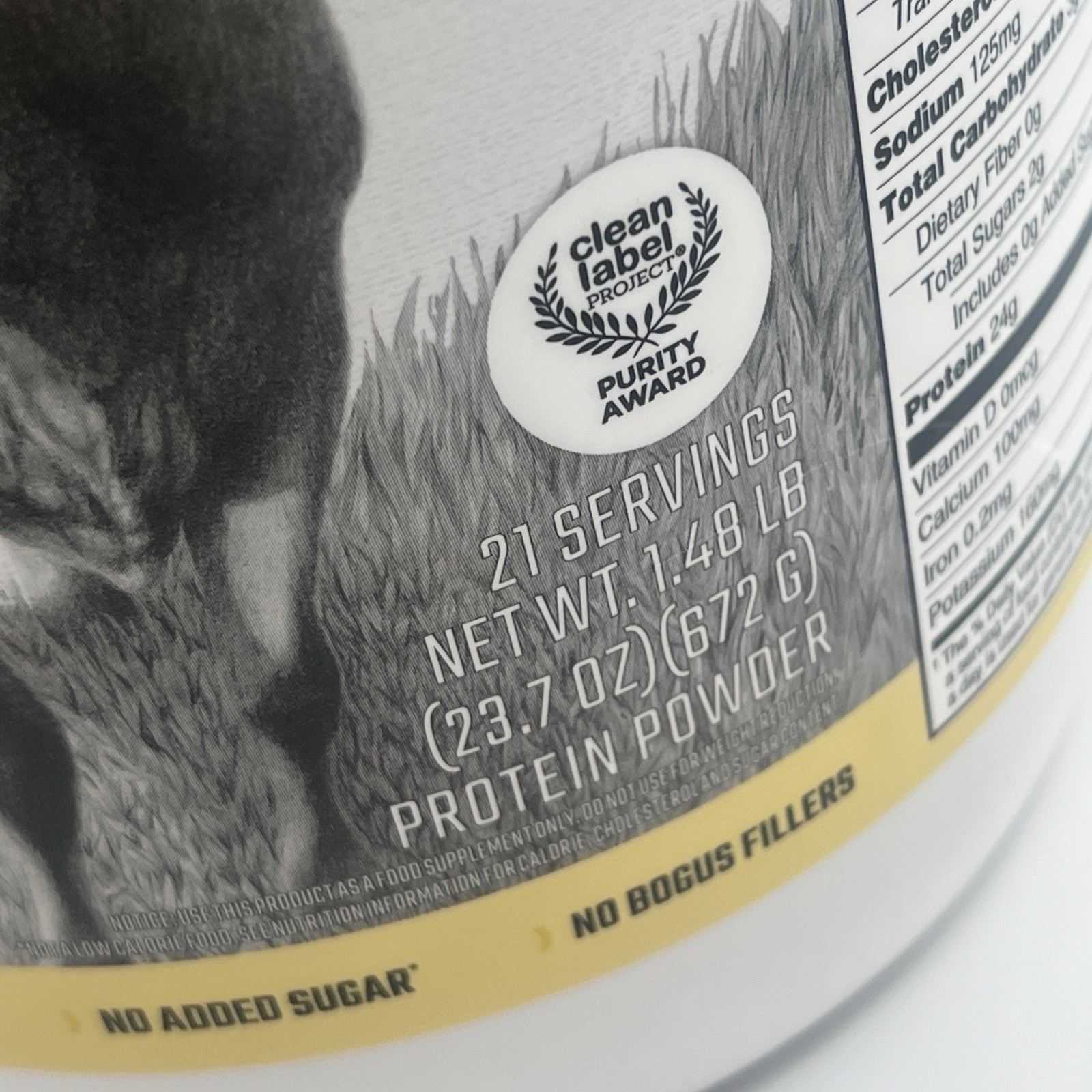 Levels Grass Fed Whey Protein Powder, No Artificials, 24G of Protein, 1.48LB