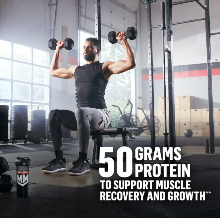 Muscle Milk Pro Series Protein Powder 50g Protein Knockout Chocolate 2 lb 11 Ser
