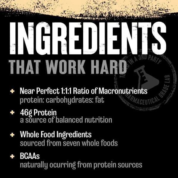 Animal Meal Balanced Whole Food Meal Replacement Protein Powder Egg Beef 5 Lb