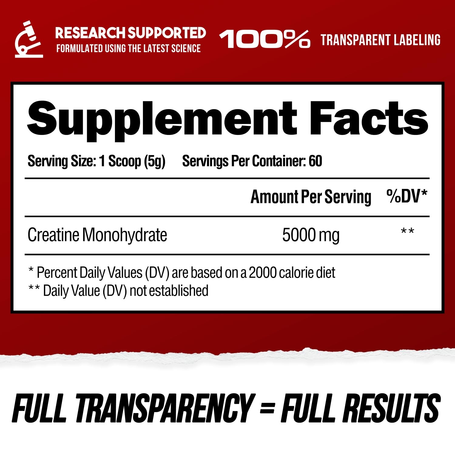 ALPHA LION Creatine Monohydrate Powder, 5000mg Per 12.48 Ounce (Pack of 1)