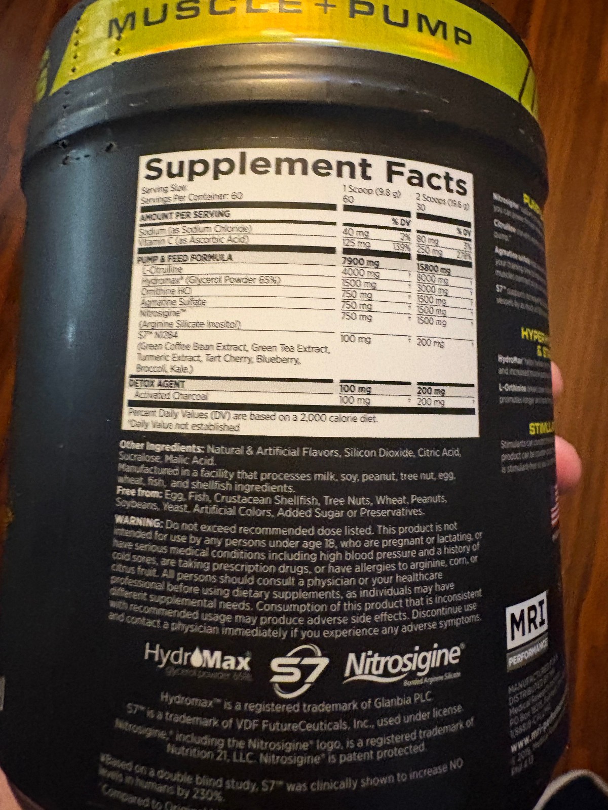 MRI NO2 Black Powder Juice 60 Servings