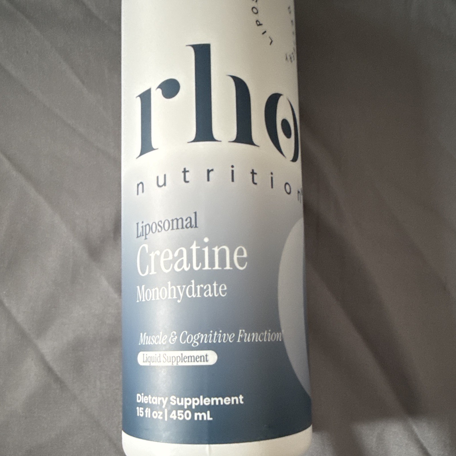 rho nutrition Liposomal Creatine Monohydrate Liquid Tangerine 15 fl oz 450 mL 30