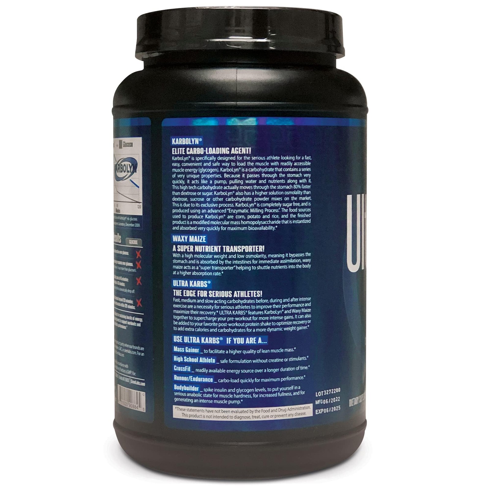 Siren Labs Ultra Karbs Mass Gainer Post Workout Muscle Builder Healthy Carb L…