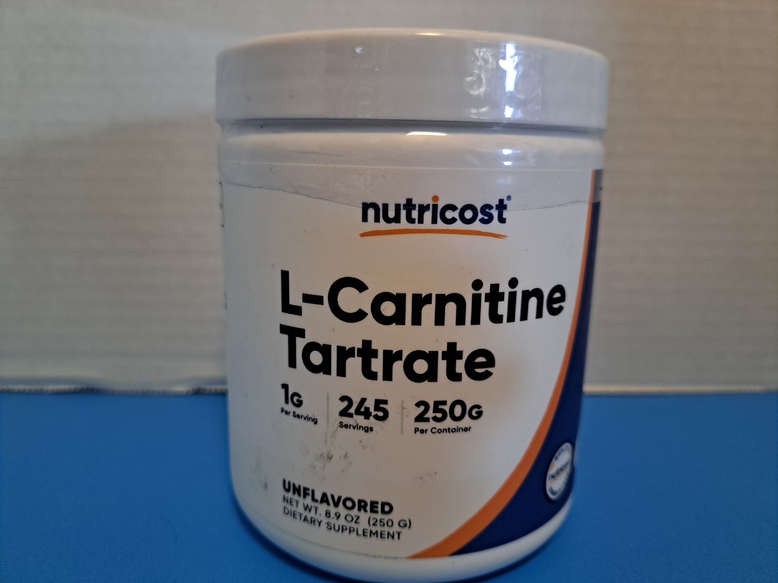 Nutricost L-Carnitine Tartrate Powder (250 Grams) – 1 Gram per Serving