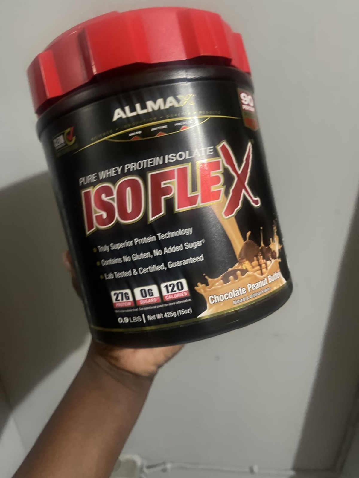 Allmax Nutrition IsoFlex -Pure Whey Protein Isolate Chocolate Peanut Butter 5 lb