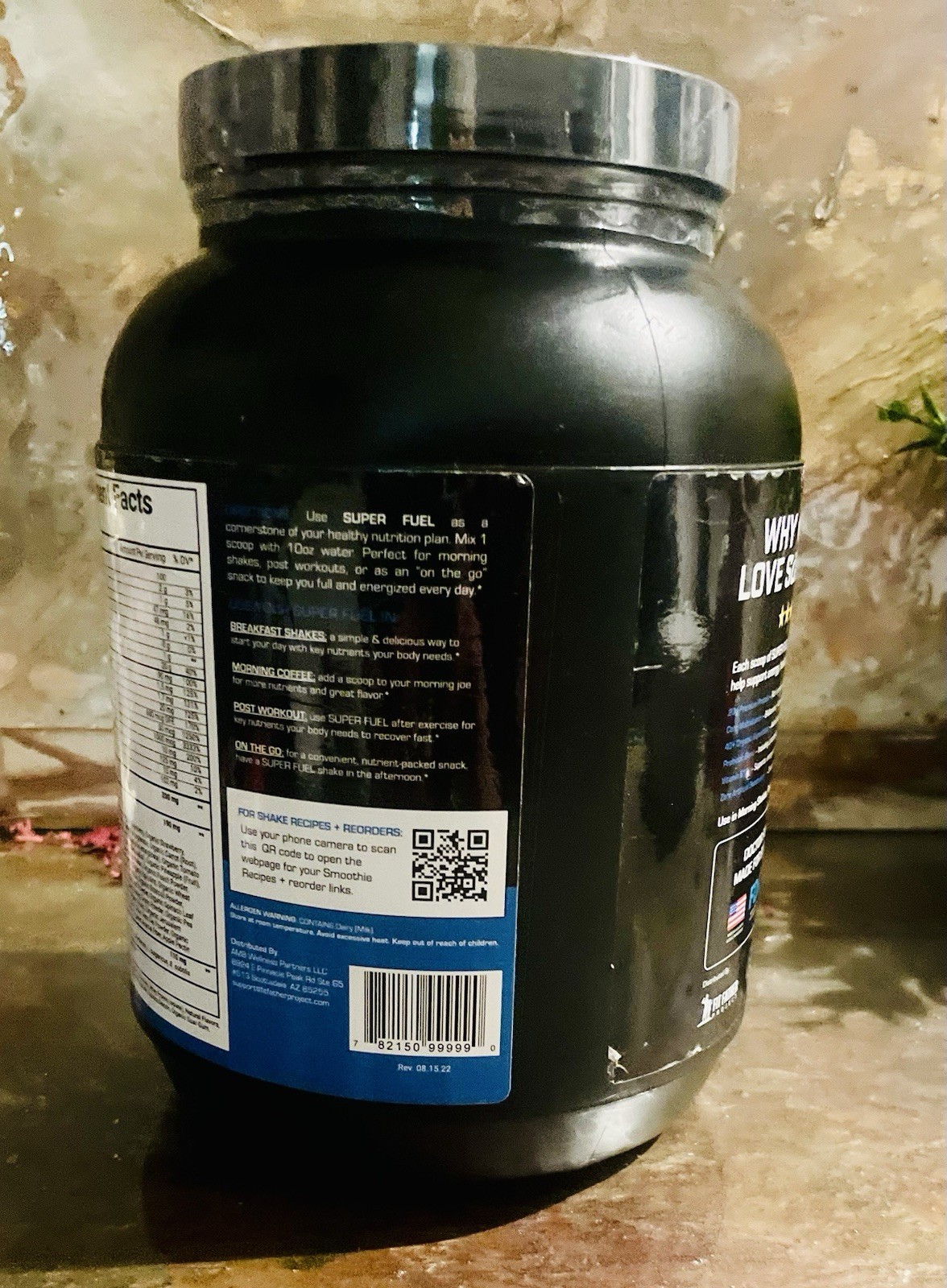 Fit Father Project Super Fuel Men 40+ Chocolate Cake Protein Drink Exp 02/2028