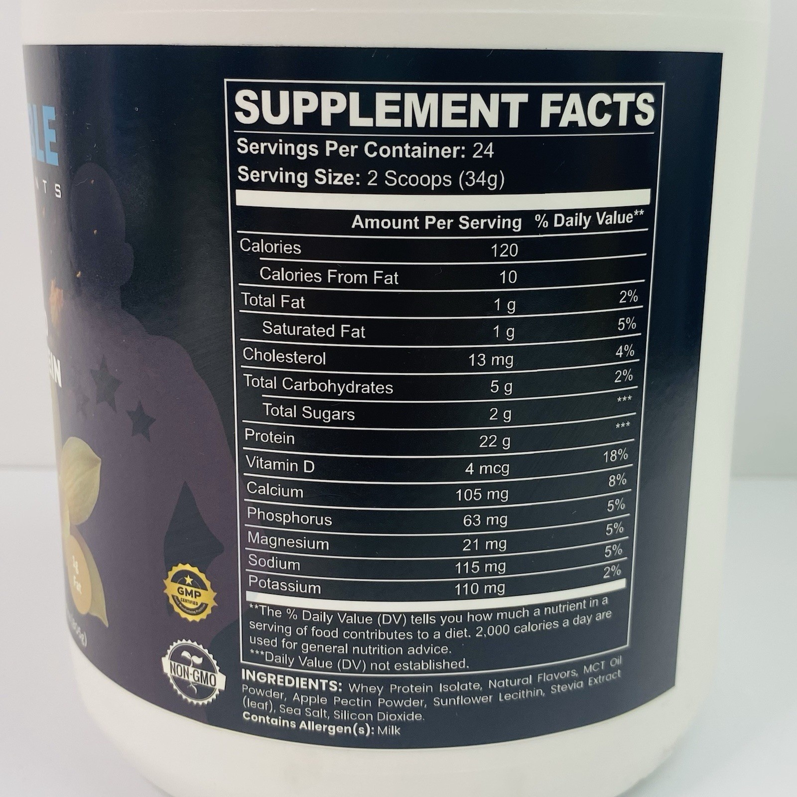 Invincible Supplements Advanced Whey Protein Isolate (VANILLA) 28.4 Oz 805g NEW!