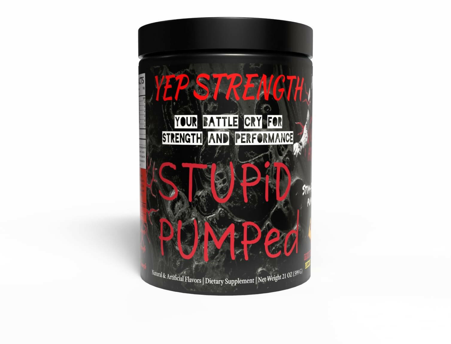 Yep Stupid Pumped – Stimulant-Free Pump with L-Citrulline DL-Malate, Glycerol…