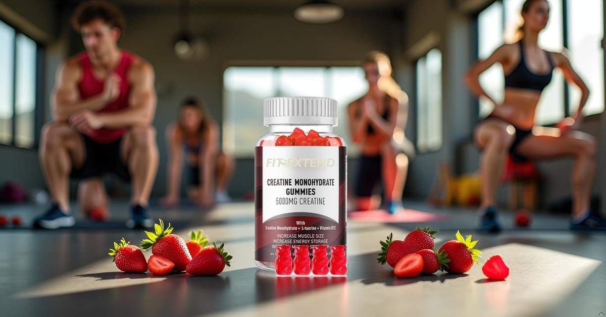 creatine gummies 5g 60 days ltaurine b12 gummies 5000mg- strawBERRY