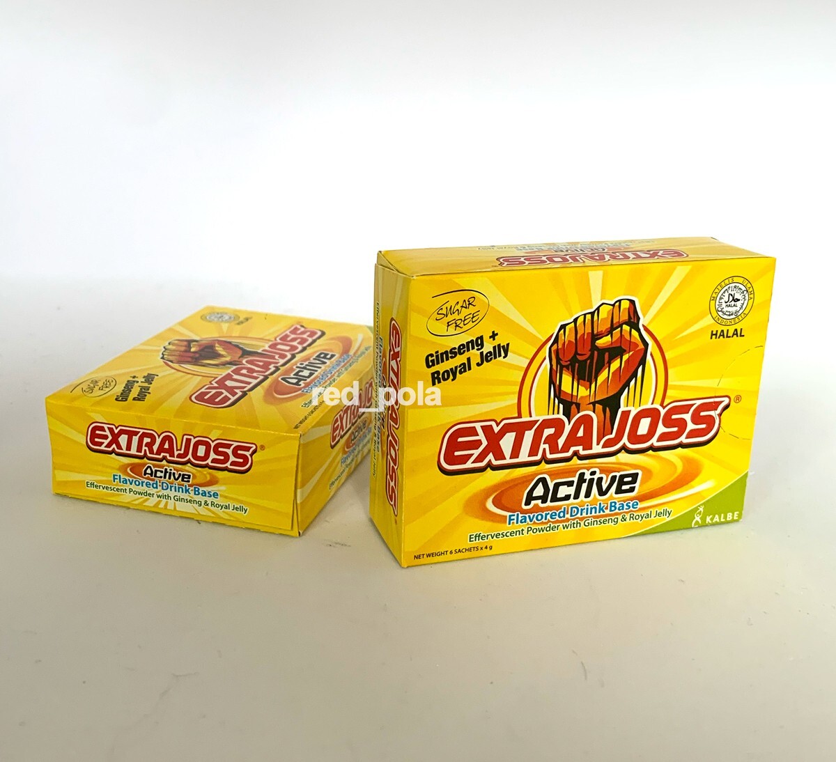 EXTRA JOSS Active Flavour 10 Box (60 Sachets) Energy Drink Powder Boost Stamina