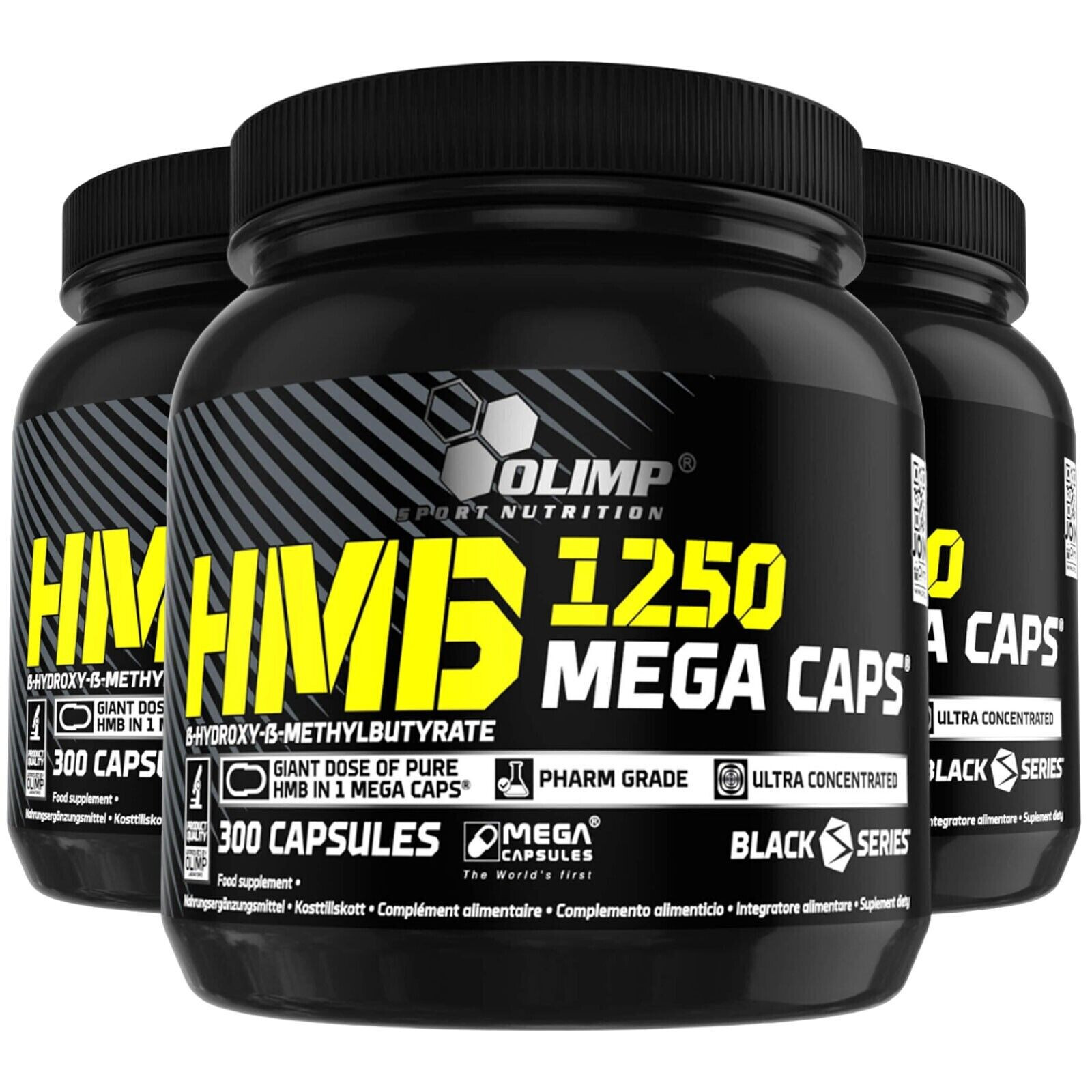 HMB 1250 GIANT DOSE 300 CAPS – Build muscle mass, lose fat the best quality
