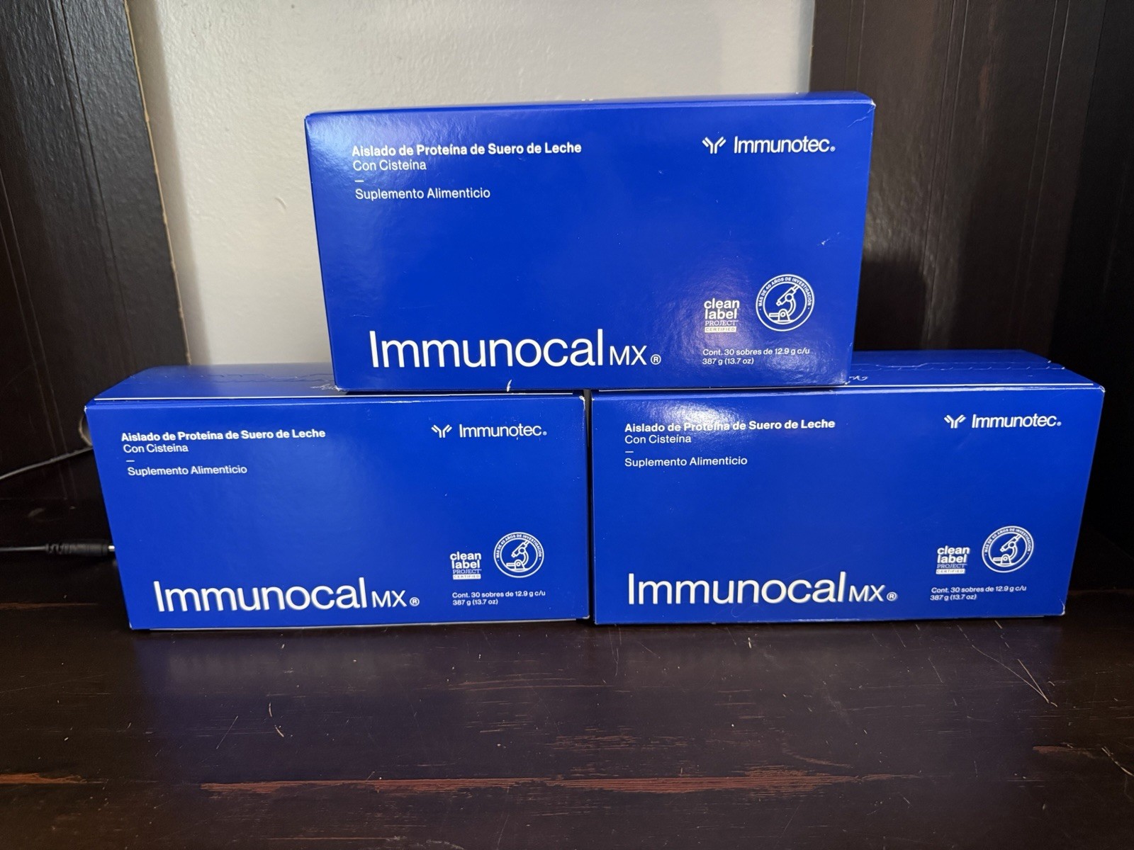 3Immunocal Classic ( Blue ) 90 Pouches. EXP 03/2026