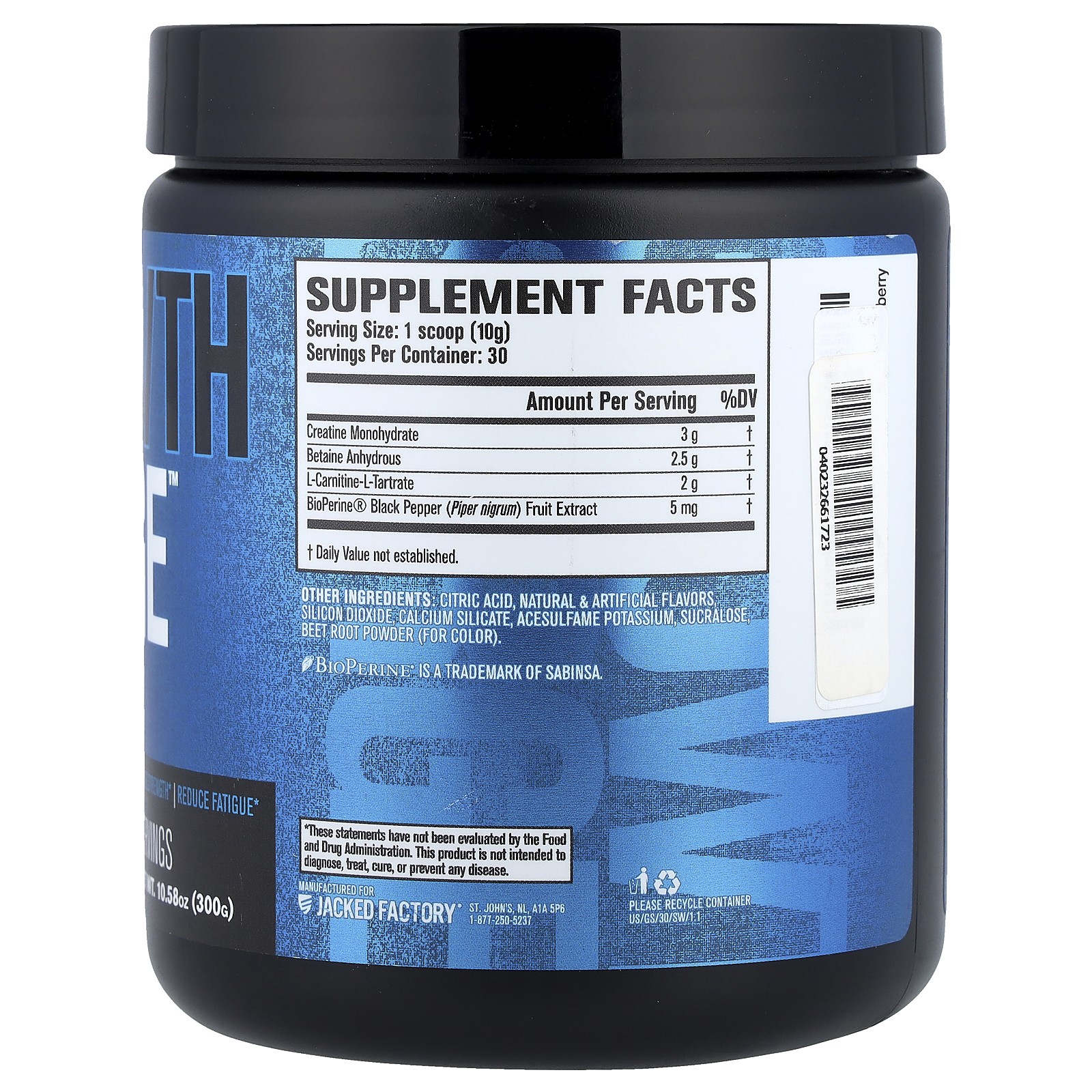 Growth Surge, Post-Workout, Swoleberry, 10.58 oz (300 g)