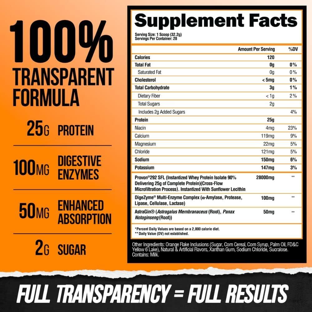 Alpha Lion Superhuman Protein 100% Premium Whey Isolate 28 Servings 5 Flavors