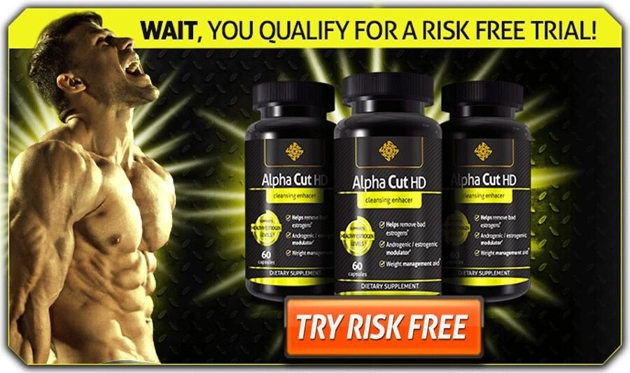 TESTOSTERONE BOOSTER PROMOTES MUSCLE GROWTH ALPHA CUT HD (60 VEGGIE CAPSULES).
