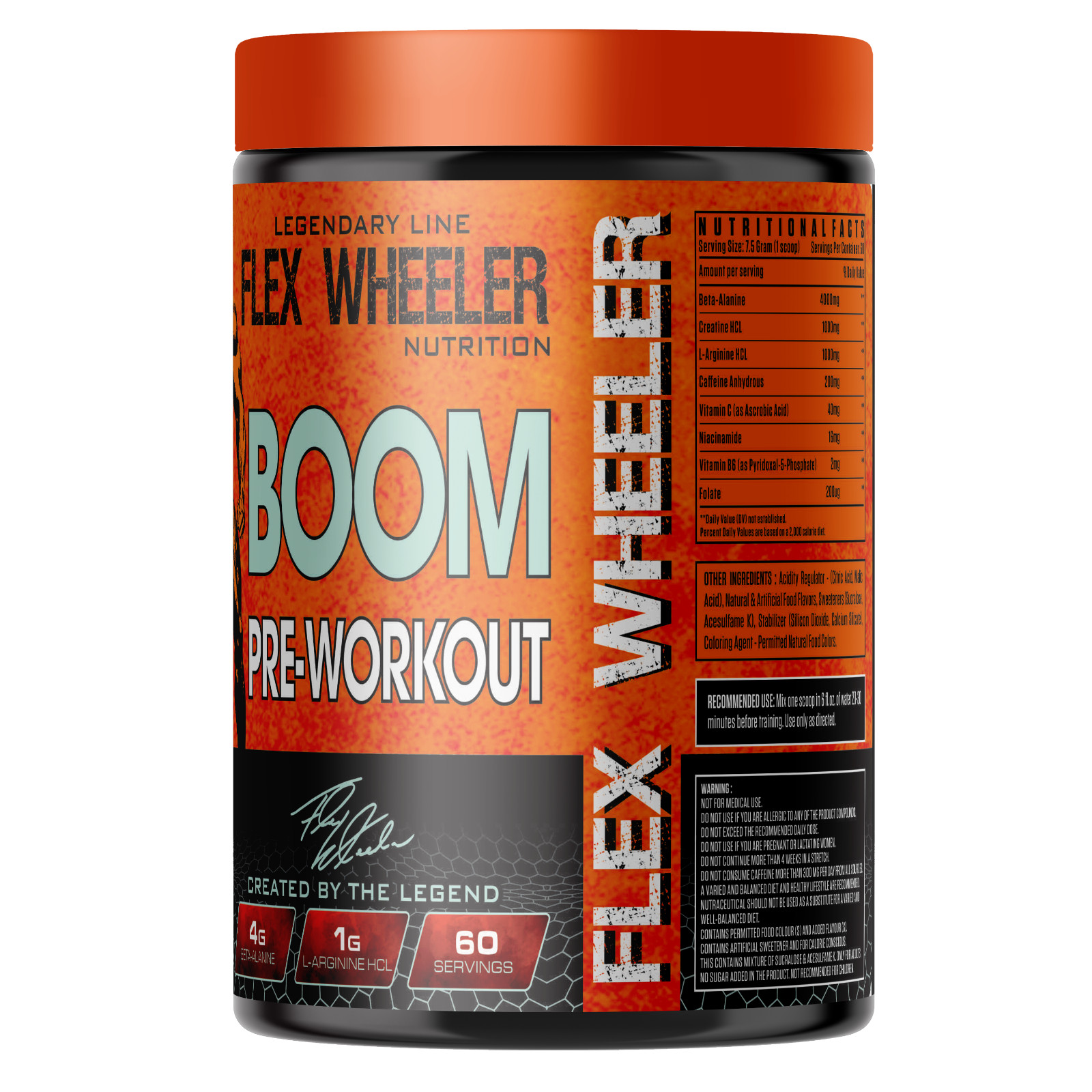 Flex Wheeler Nutrition Boom Pre Work 60 Servings