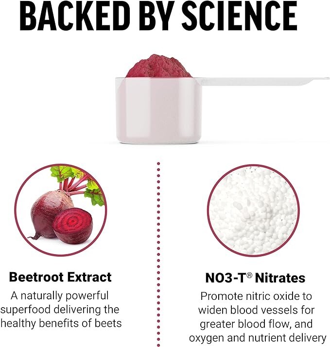 100% Beets Drink Mix, Superfood Powder with Nitrates, 30 servings