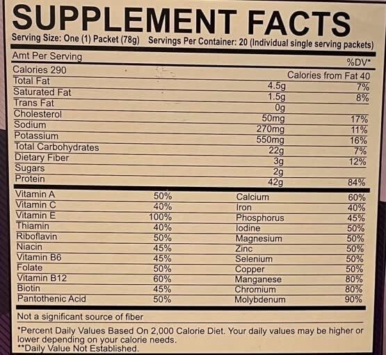 EAS Original Myoplex High Protein Meal Replacement 20 Individual Packs 6 Flavors
