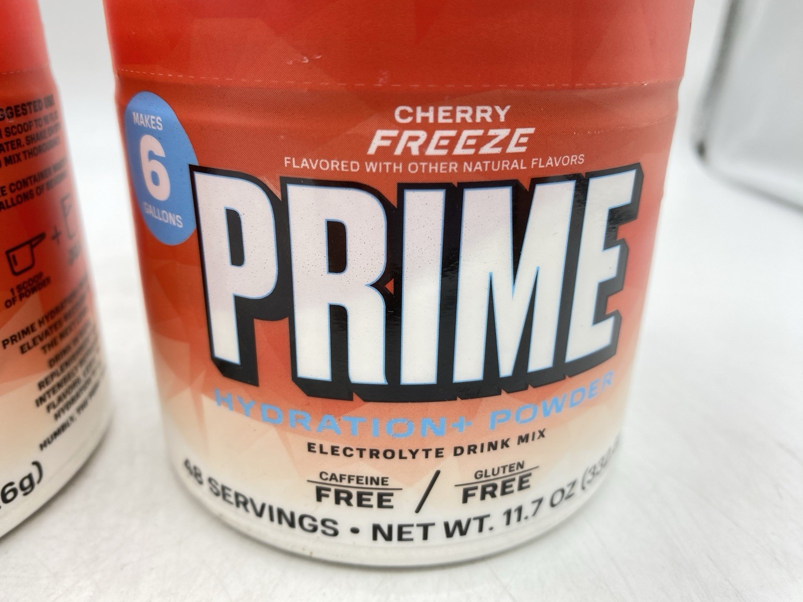 PRIME Hydration+ Powder – Cherry Freeze 2 Pack – 48 Servings Each