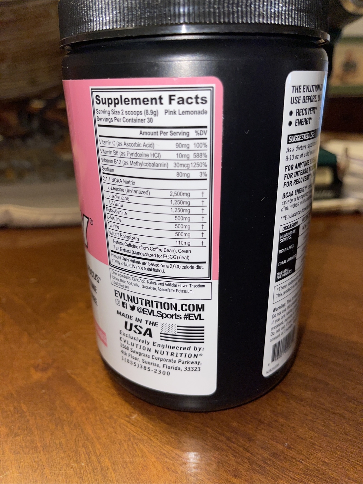 Evlution Nutrition BCAA Energy – Essential BCAA Amino Acids, Vitamin C &…