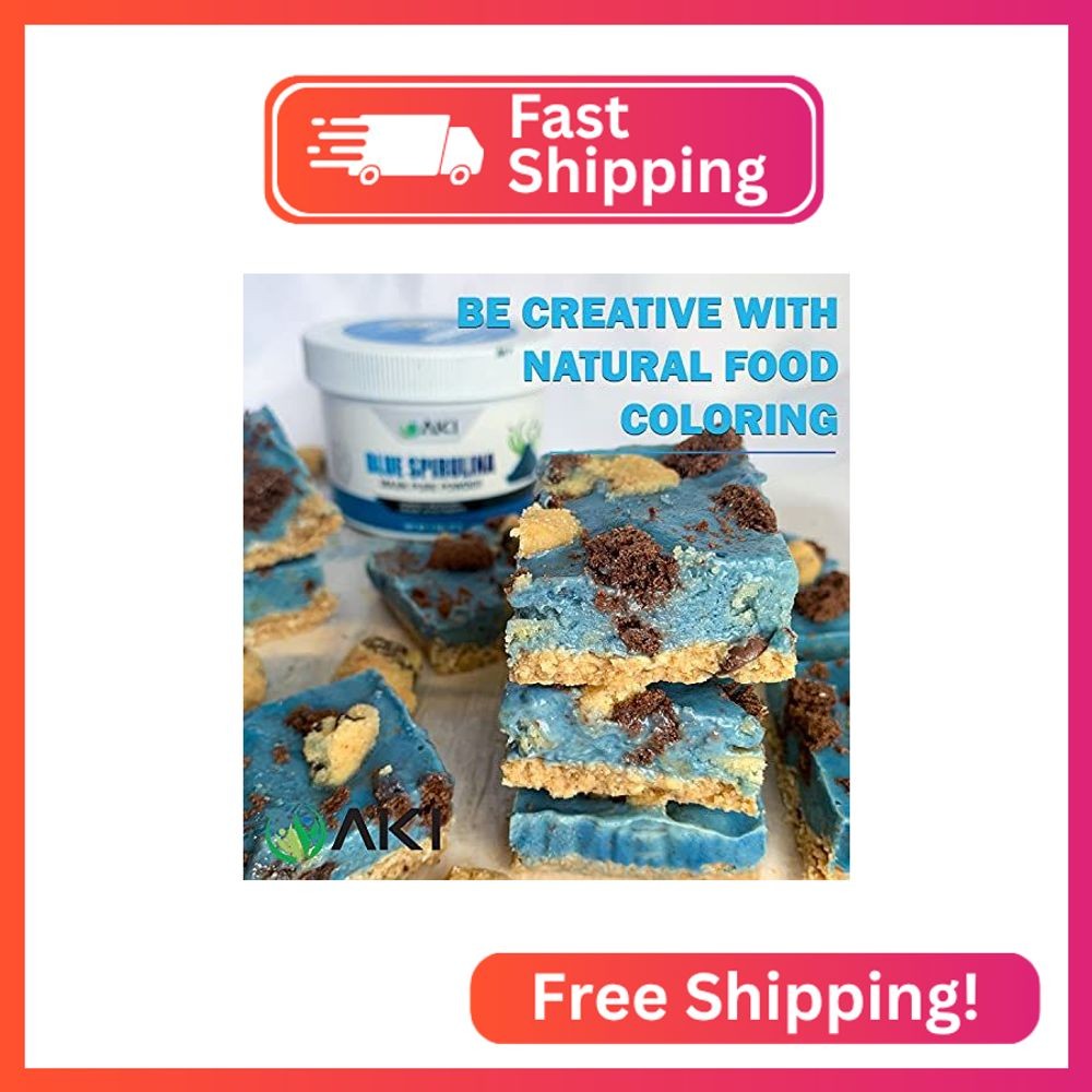 AKI E18 Grade Blue Spirulina Powder Pack – Ultra Concentrated Phycocyanin Superf