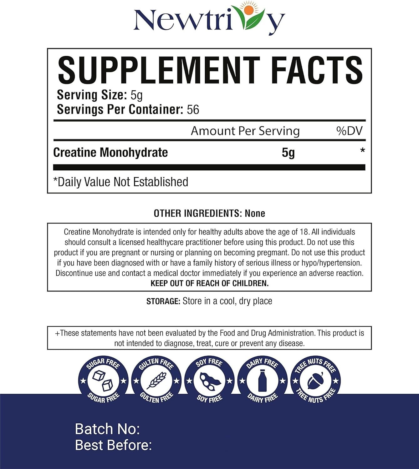 Unflavored Micronized Creatine Monohydrate 280g for Enhanced Performance