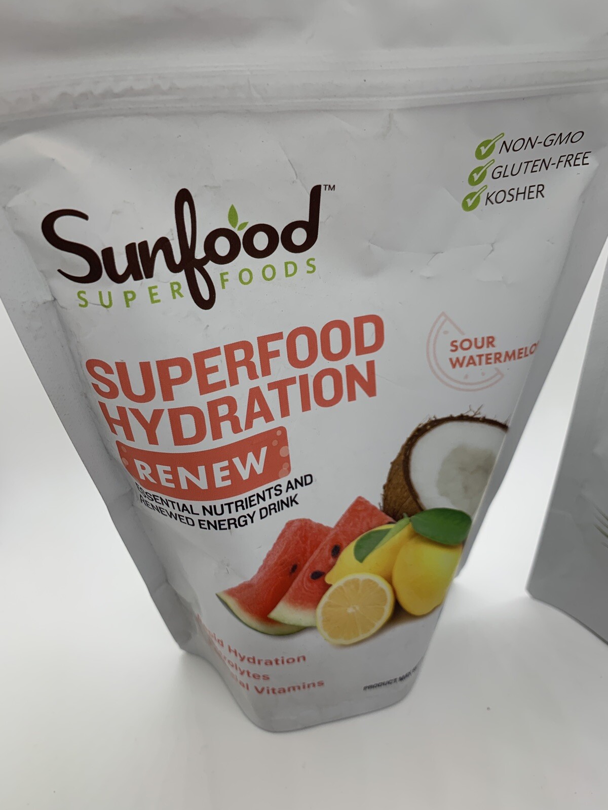 3 Pack Superfood Hydration Renew 8 Oz by Sunfood Superfoods – Best by 4.30.25