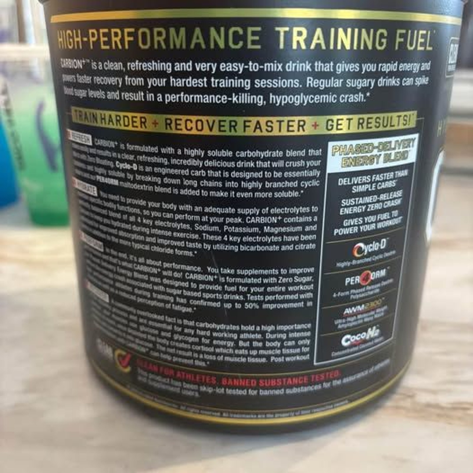 ALLMAX CARBION+ Hydration Endurance Recovery Supplement Blue Ice 725G