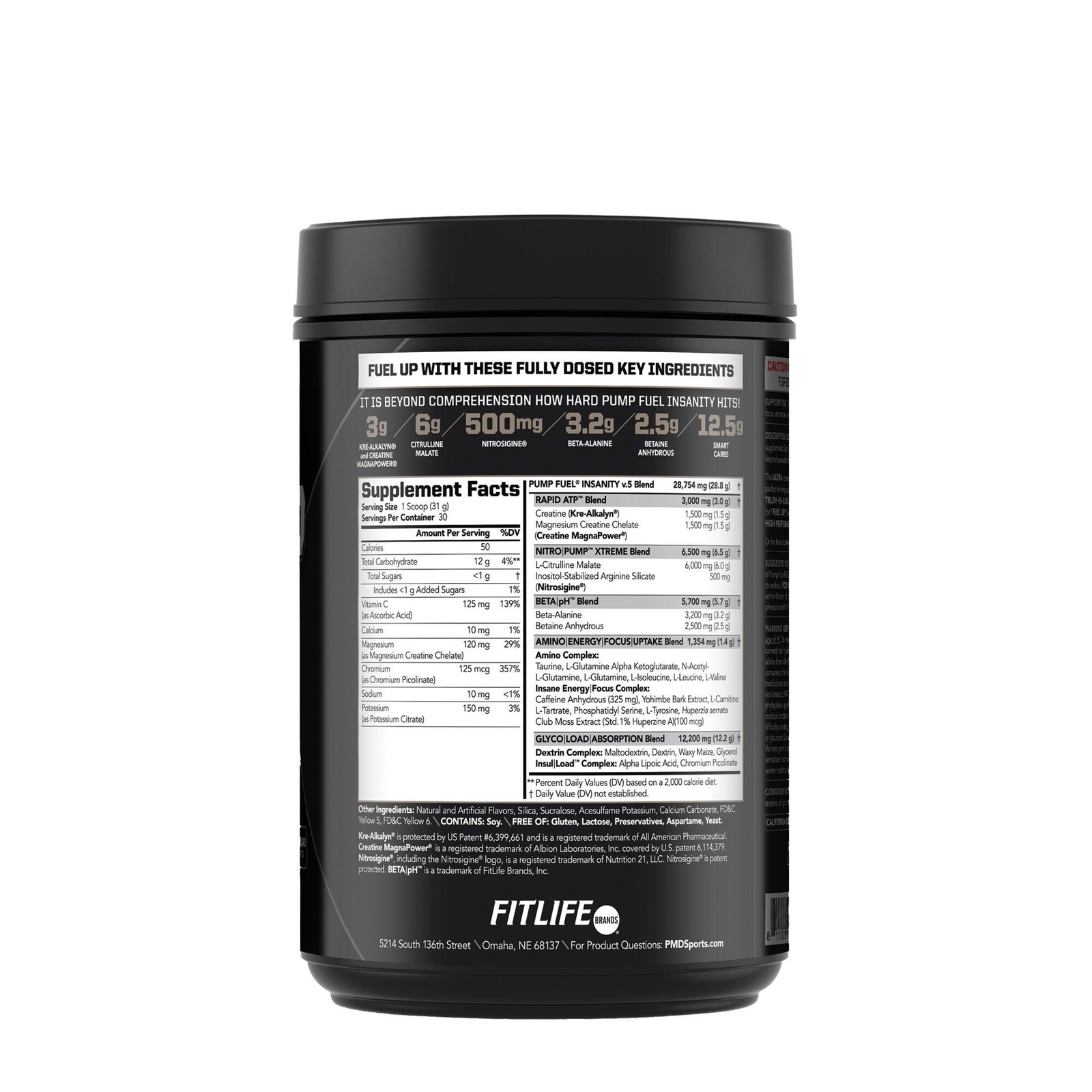 Ultra Pump Fuel® Insanity – Tropical Orange Mango (30 Servings)