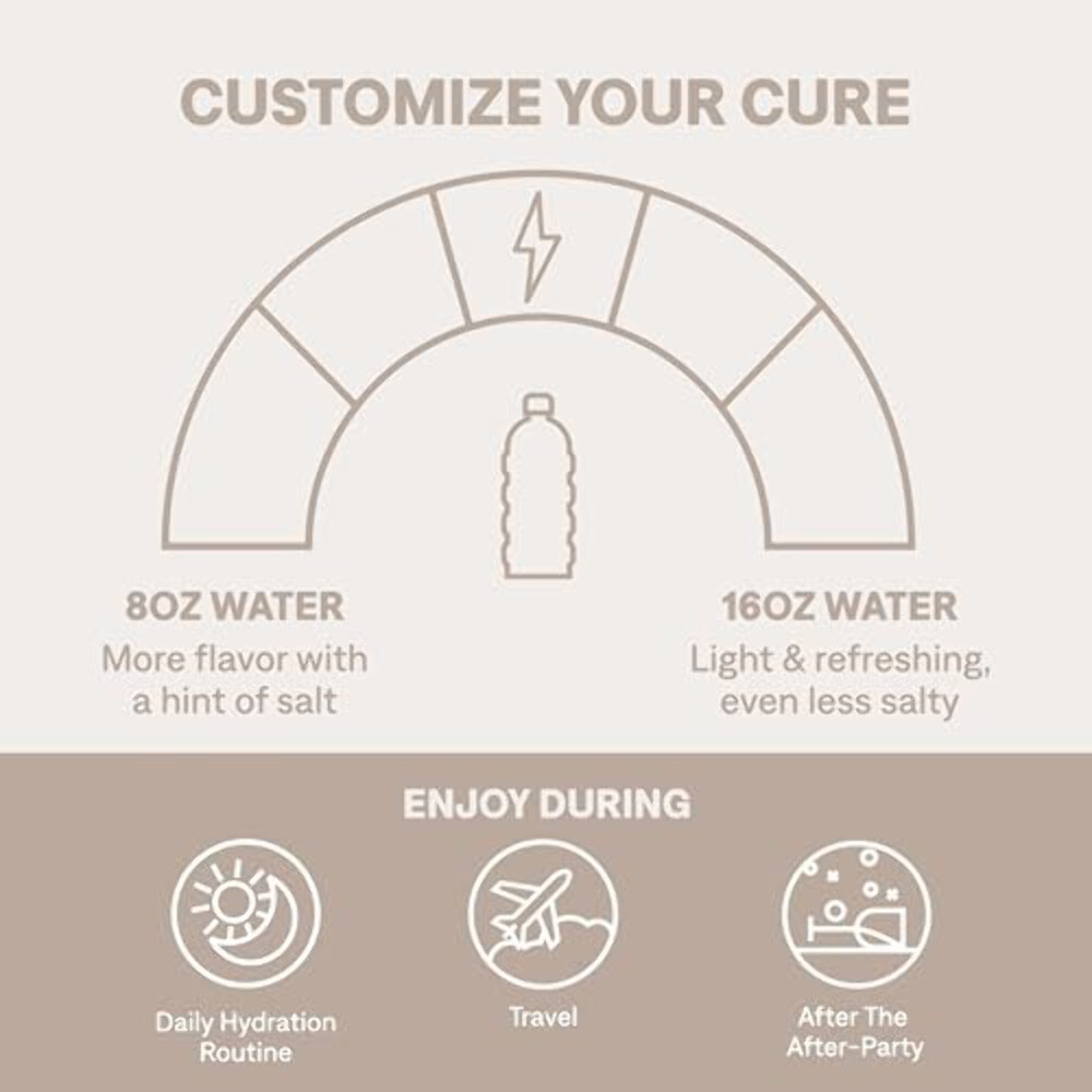 (3 boxes) Cure Hydration | Plant-Based Electrolyte Drink Mix | Tropical Punch