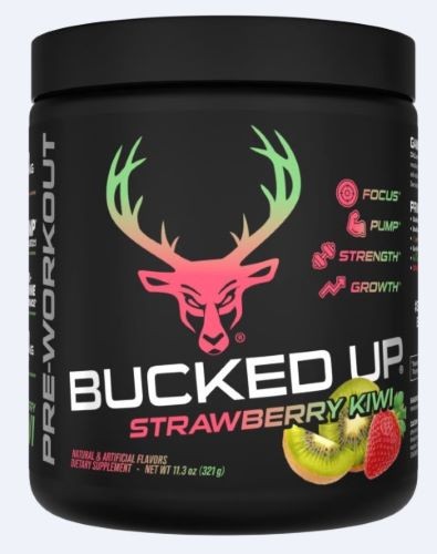 BUCKED UP PRE-WORKOUT Pump Focus Energy Endurance Strength Growth 30 Servings