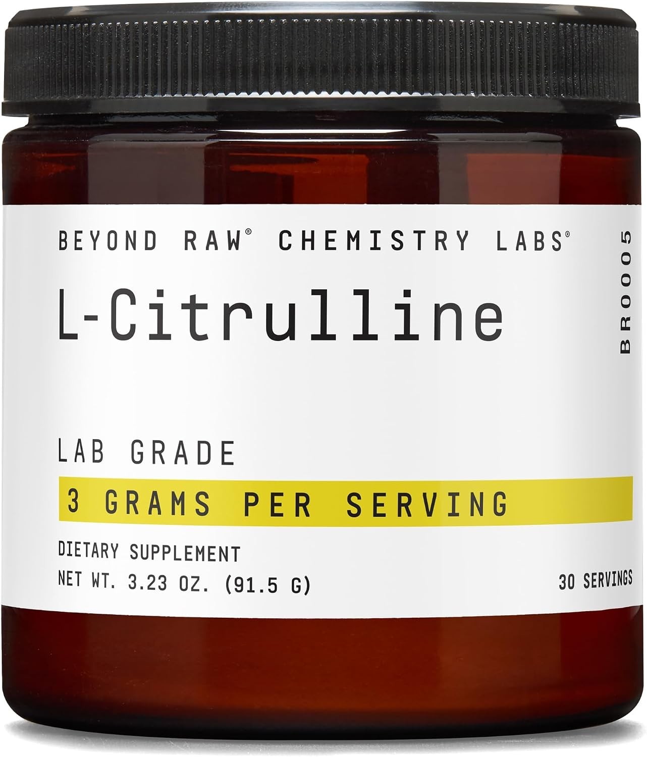 Chemistry Labs L-Citrulline Powder, Supports Peak Performance, 30 Servings