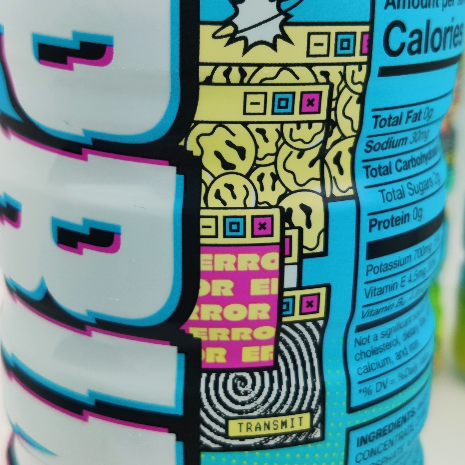Prime Hydration Electrolyte Drink Sour Nova 500mL US Bottle Caffeine Free 3 Pack