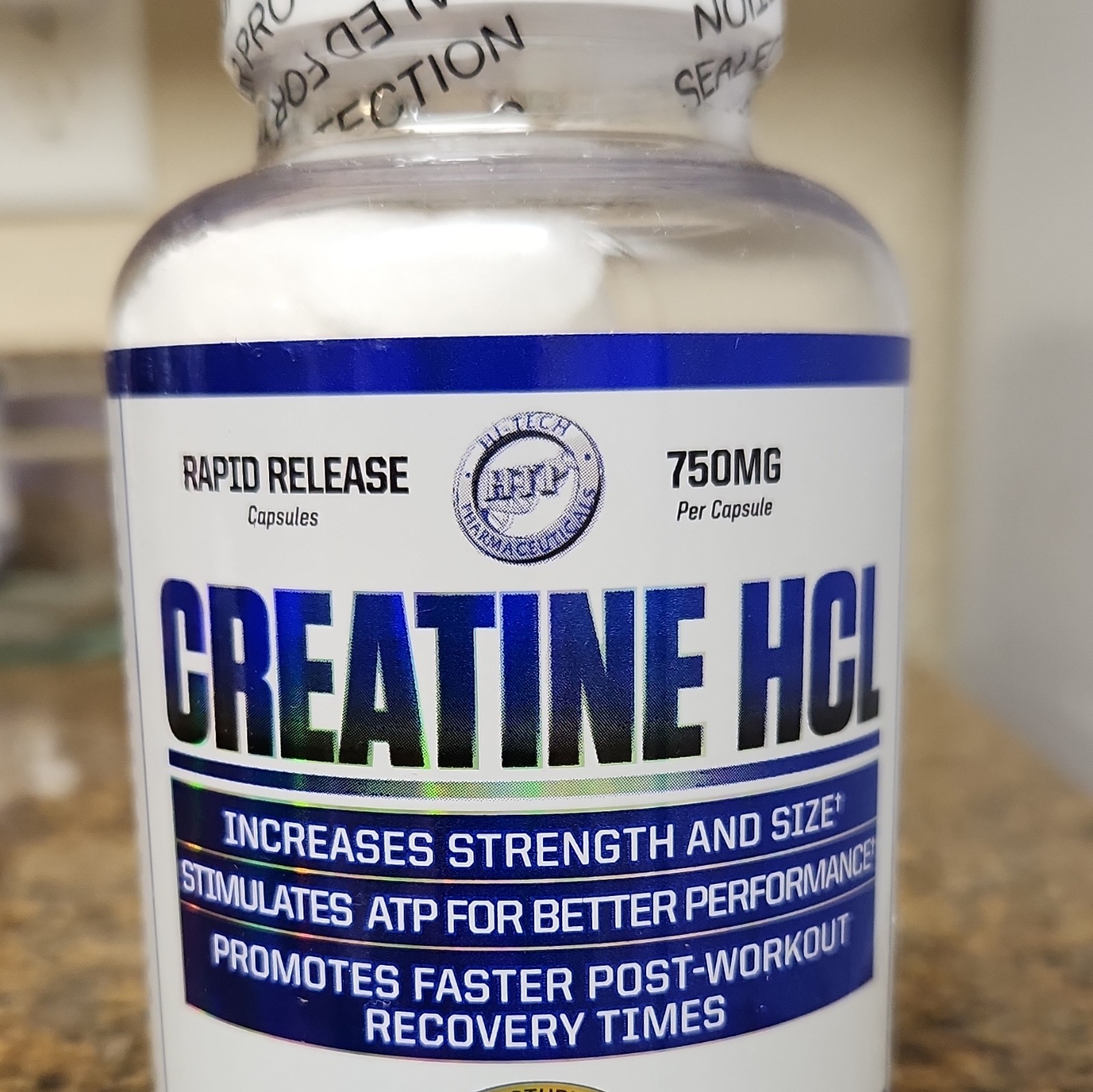 Hi-Tech Pharmaceuticals Creatine HCl 750mg Rapid Release Capsules 120 Count
