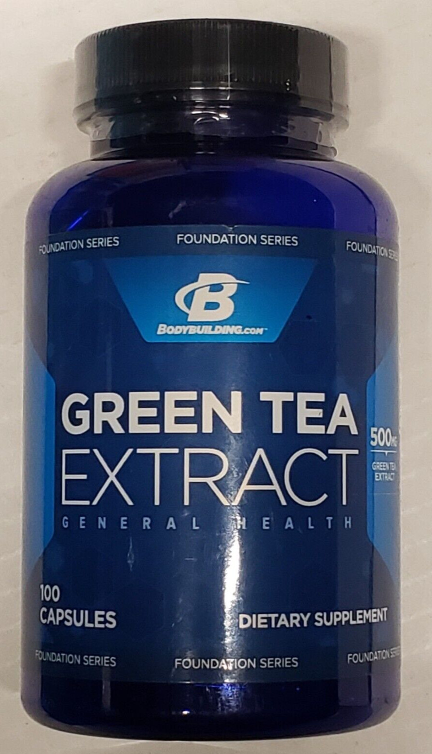 Bodybuilding.com – GREEN TEA EXTRACT – 100 Capsules / 500 mg – Exp 7/2025