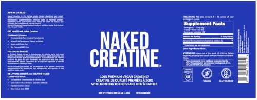 Creatine Monohydrate Powder 1000g 200 Servings Bulk Muscle