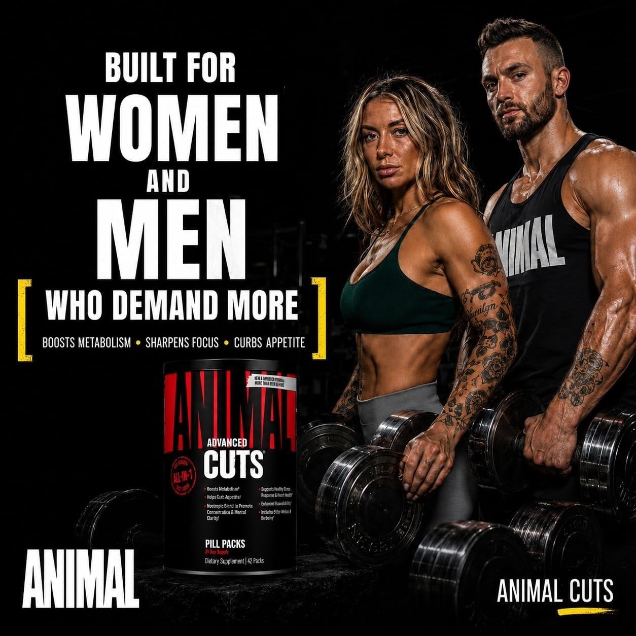 Cuts All-in-1 Thermogenic Fat Burner – 25-Ingredient Cutting Stack with Remov…