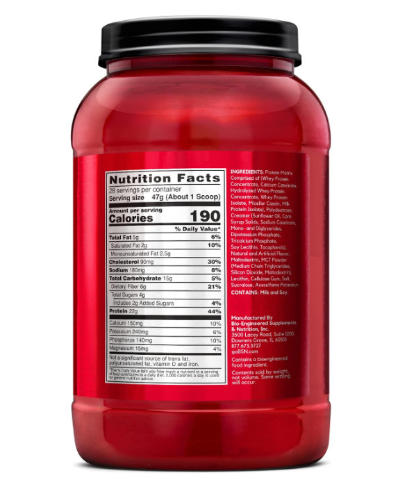 BSN Syntha-6 Protein Powder Vanilla Ice Cream 28 Servings 2.91 lb Protein