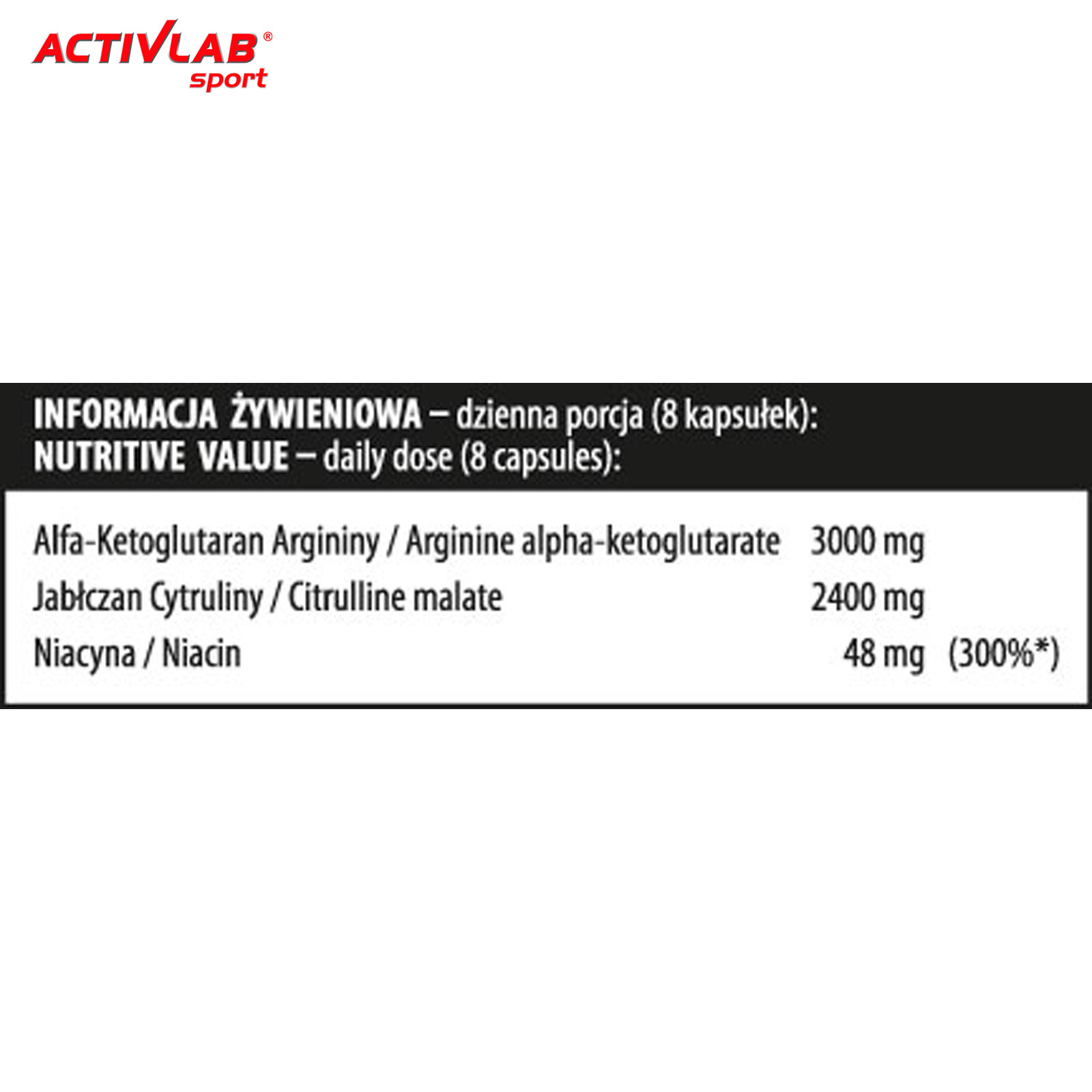 NITRO CAPS 120 – PreWorkout Arginine Nitric Oxide Booster Pump Pills Pre Workout
