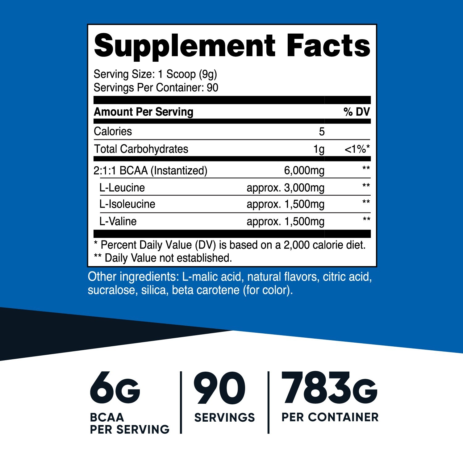 Nutricost BCAA Powder (Pineapple) 90 Servings – Gluten Free and Non-GMO