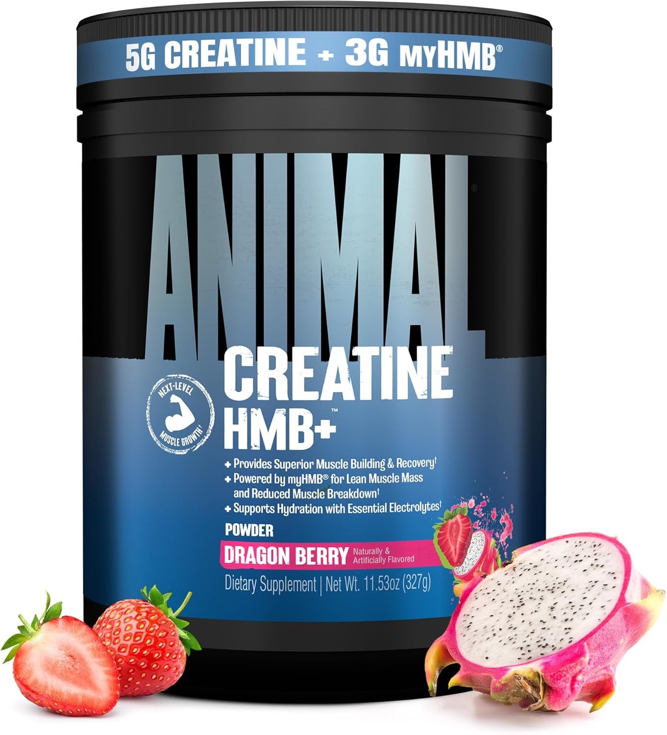 Creatine HMB Powder – 3G Myhmb + 5G Creatine with Electrolytes for Recovery & Da