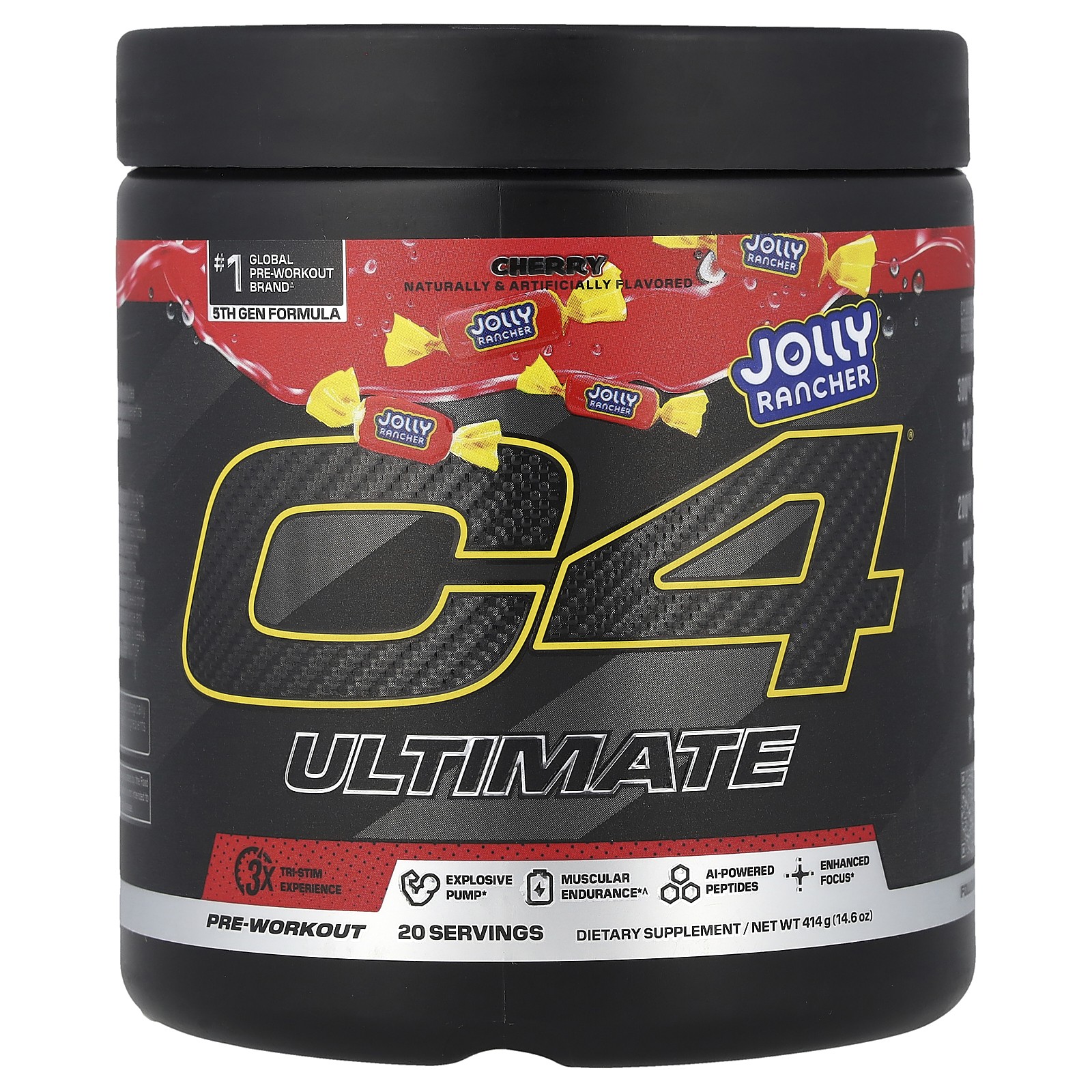 C4® Ultimate, Pre-Workout, Jolly Rancher Cherry, 14.6 oz (414 g)