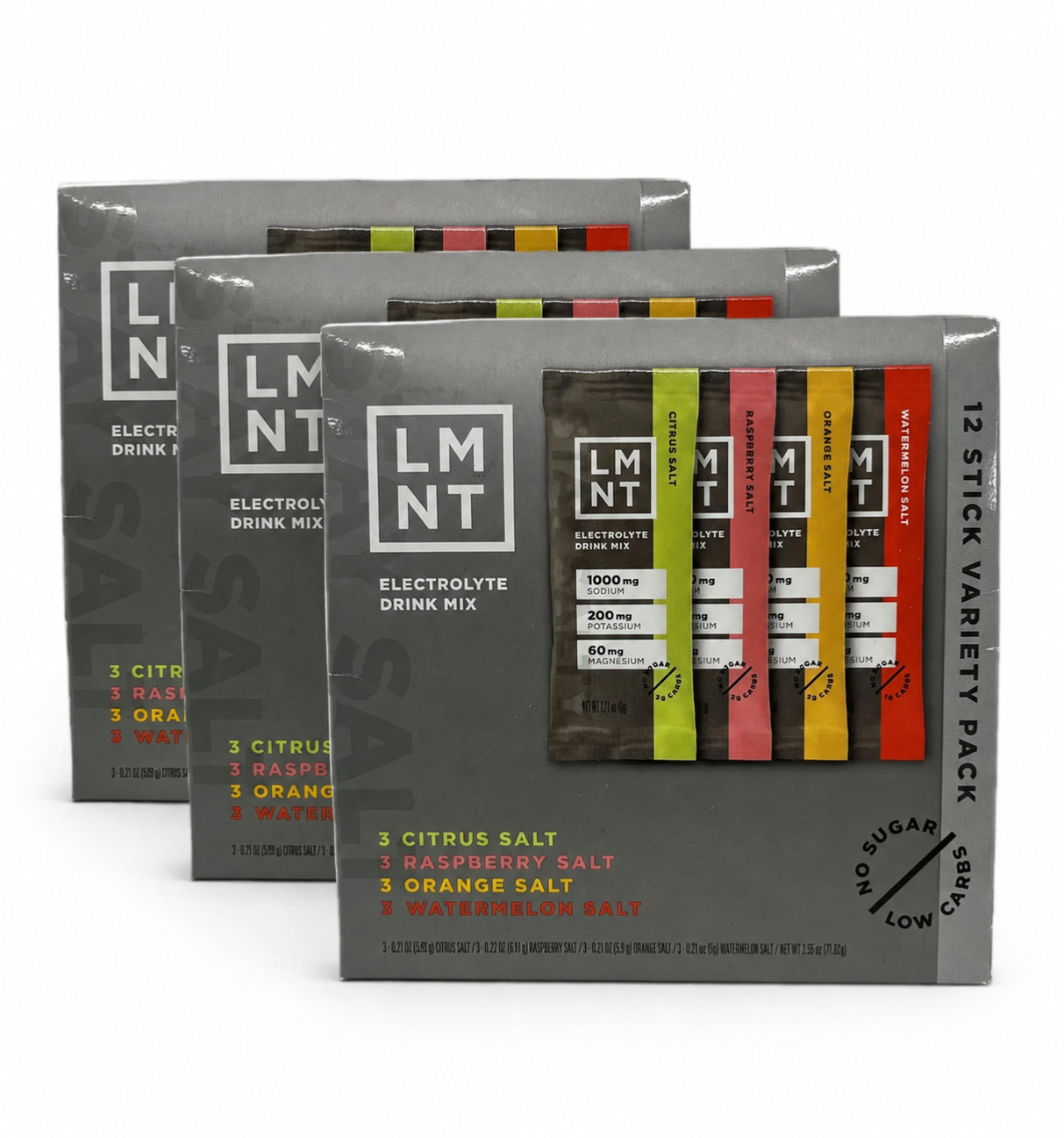 LMNT Electrolyte Drink Mix 36 Sticks Variety Pack Zero Sugar Keto New Sealed
