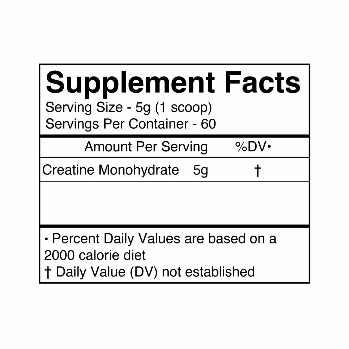 BLACKMARKET RAW Creatine – Workout Powder Drink 10.6 Ounce (Pack of 1), A2996
