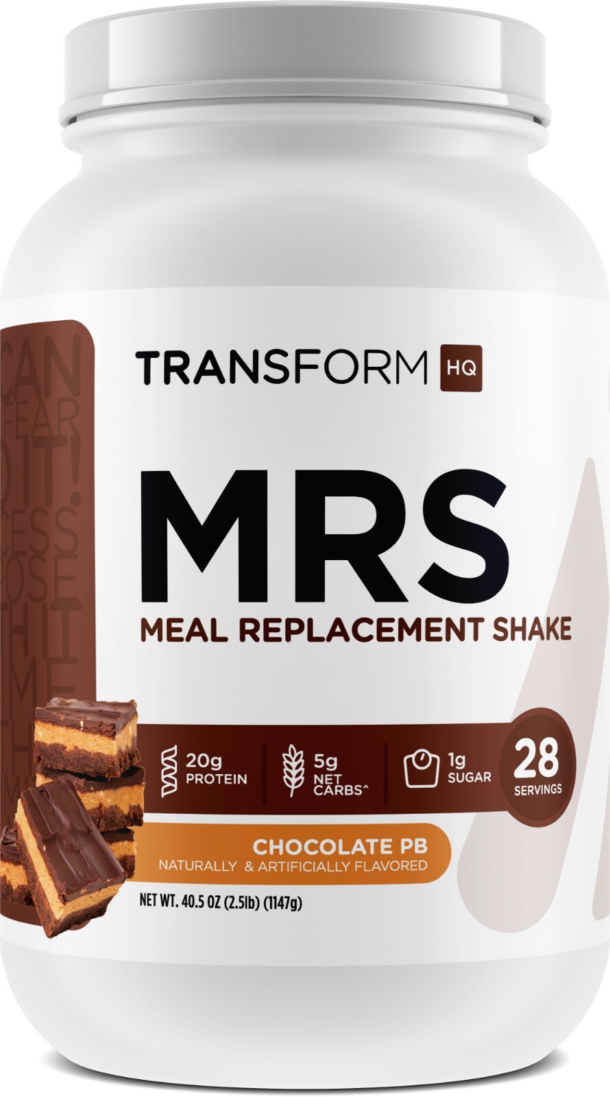 TransformHQ Meal Replacement Shake Powder 28 Servings (Chocolate Peanut Butter)