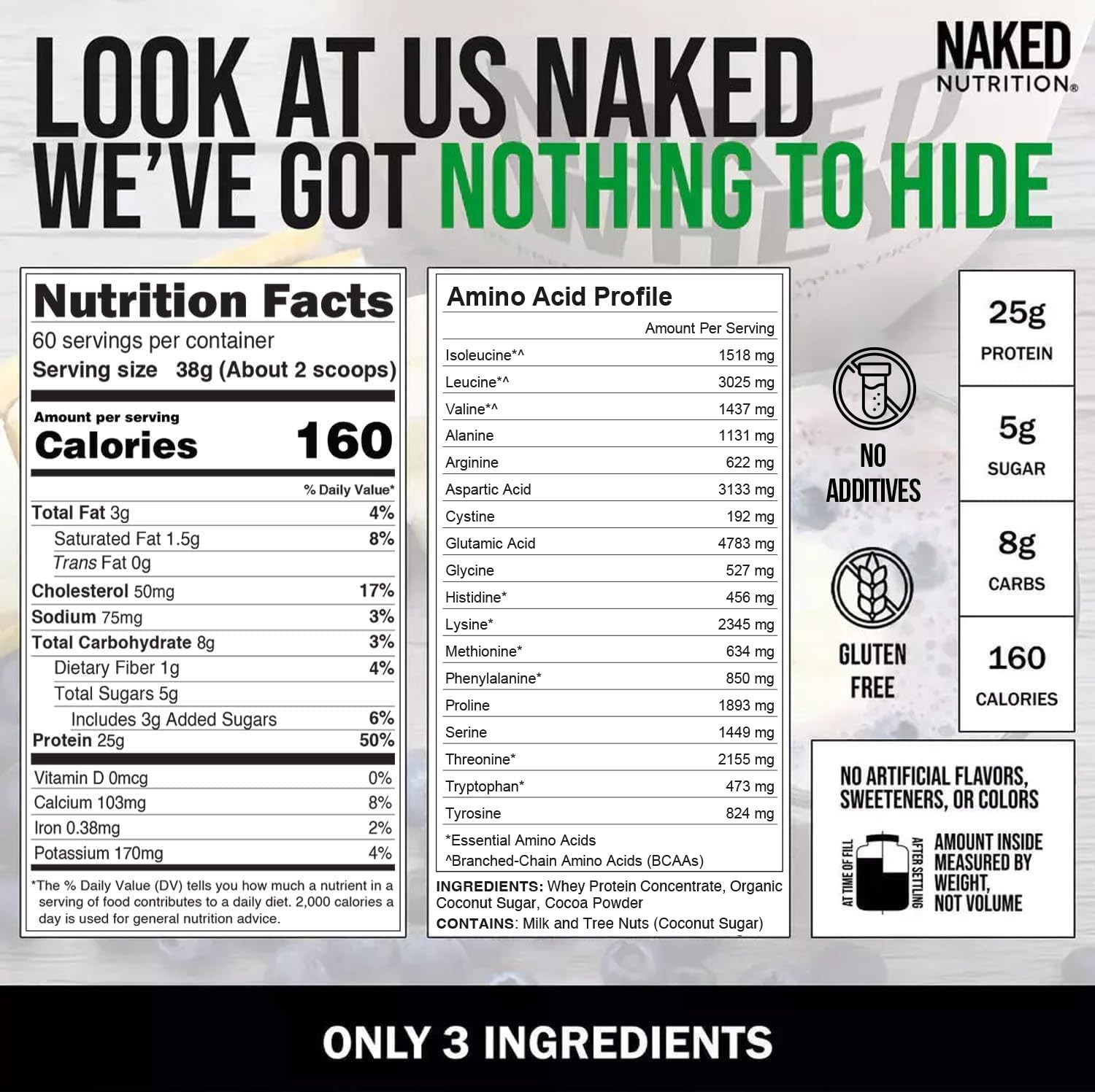 Whey Protein Supplement Powder, Chocolate, GMO Free, Soy Free, Gluten Free Aid