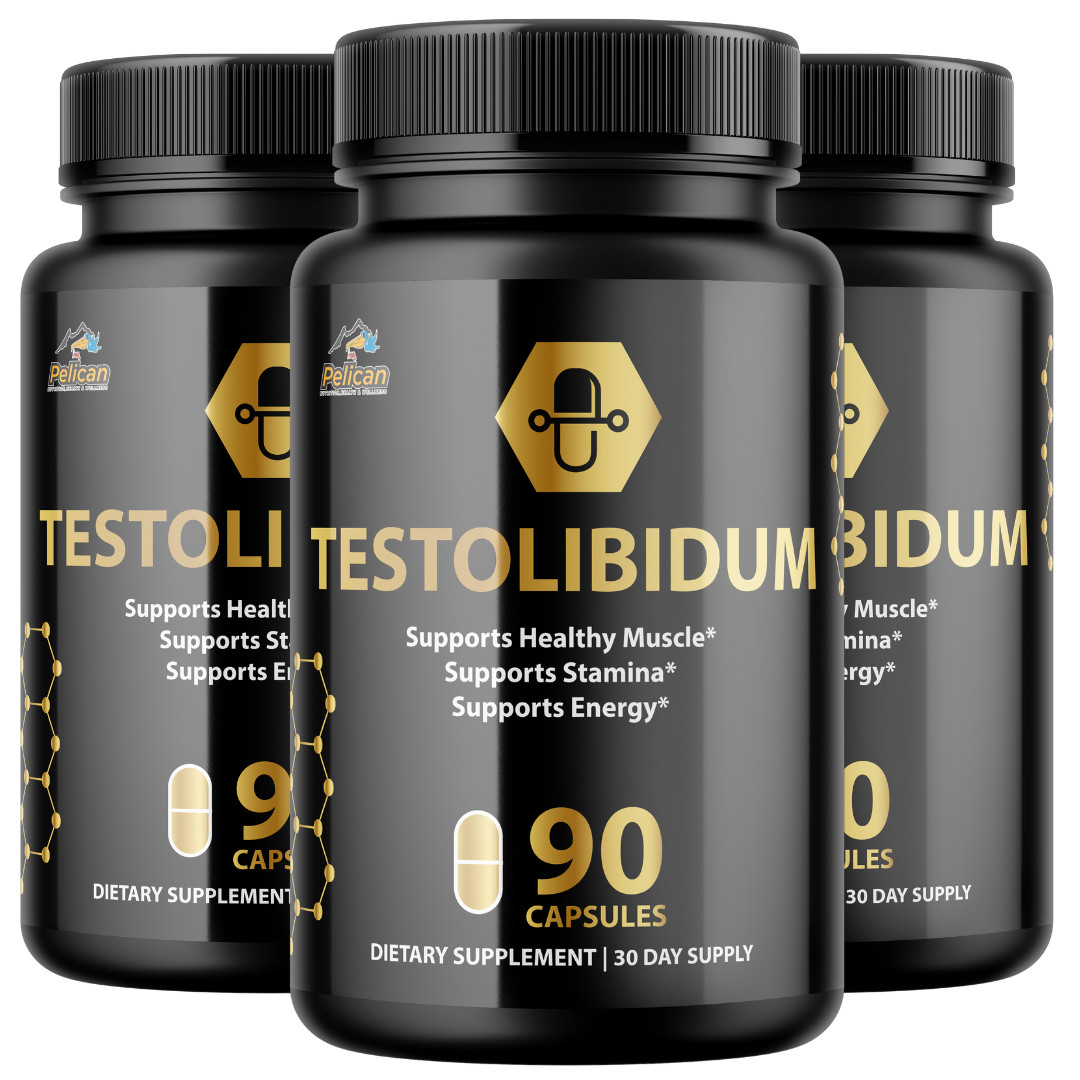 Testolibidum- Bodybuilding & Men’s Health Support- 3 Bottles- 270 Capsules