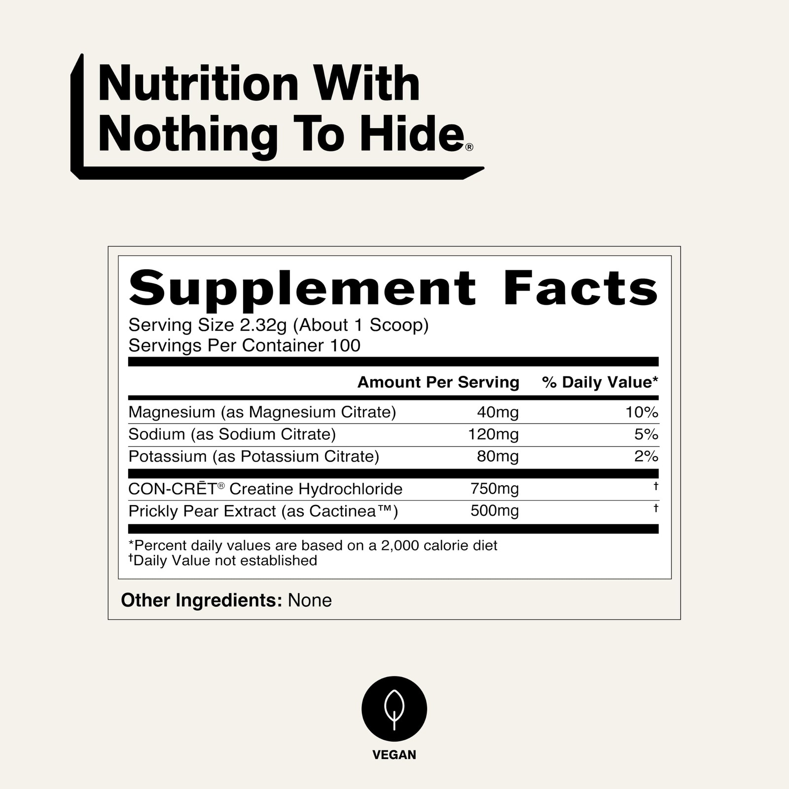 NAKED Lean Creatine HCl Powder, 100 Servings – 100 (Pack of 1), Blue